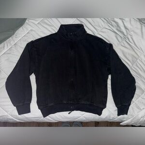 PINK Victoria's Secret Black Zip-Up Hoodie